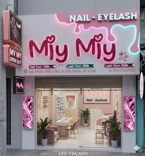 bảng hiệu nail